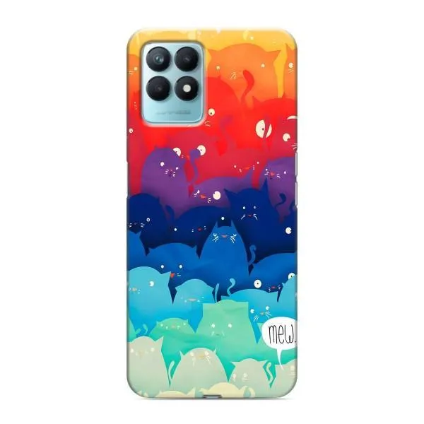 Чехол с принтом «Mew» для Realme NARZO 50 Чехол с принтом «Mew» для Realme NARZO 50