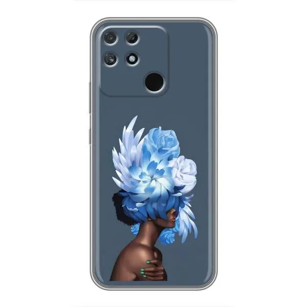 Чехол с принтом «Цветы на голове» для Realme NARZO 50A
