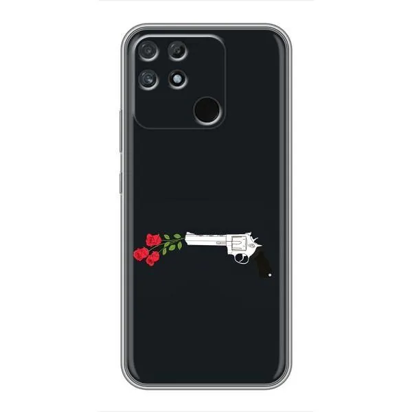 Чехол с принтом «Неожиданные цветы» для Realme NARZO 50A