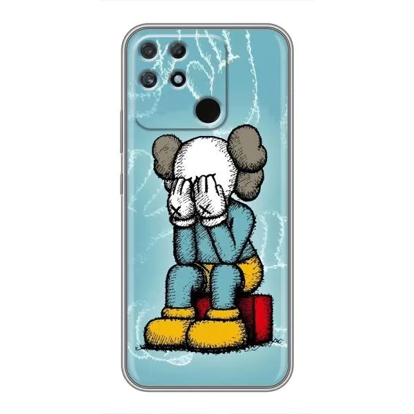 Чохол з принтом «Плач Bearbrick» для Realme NARZO 50A