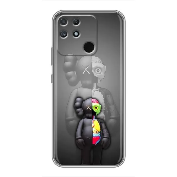 Чохол з принтом «Тіло Bearbrick» для Realme NARZO 50A