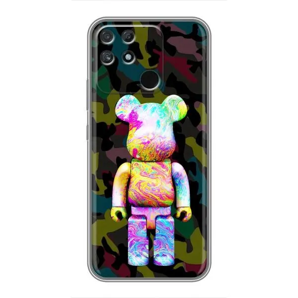 Чохол з принтом «Яскравий Bearbrick» для Realme NARZO 50A