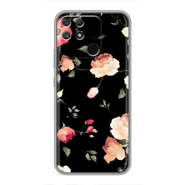 Чехол с принтом «Розочки» для Realme NARZO 50A Чехол с принтом «Розочки» для Realme NARZO 50A