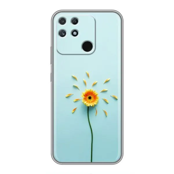 Чехол с принтом «Желтый цветок» для Realme NARZO 50A Чехол с принтом «Желтый цветок» для Realme NARZO 50A