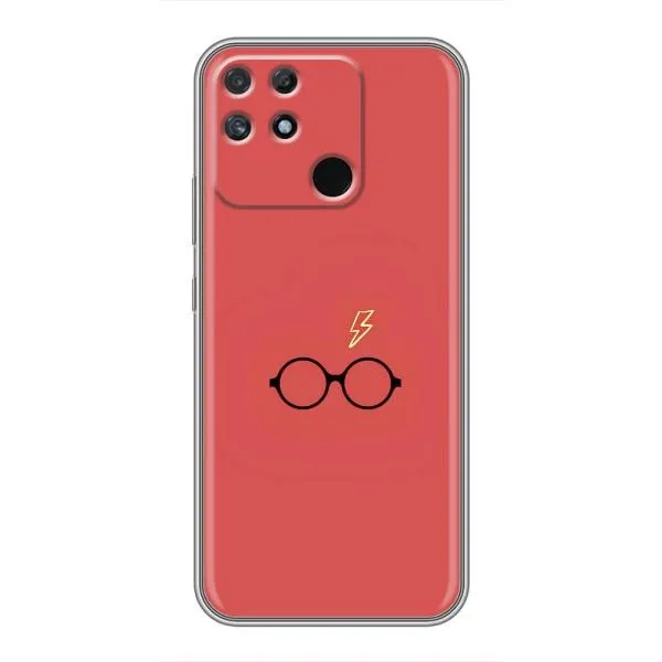 Чехол с принтом «шрам и очки» для Realme NARZO 50A