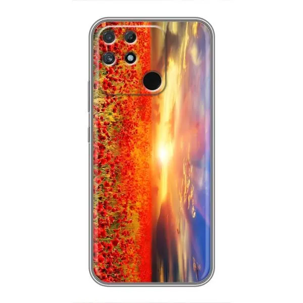 Чехол с принтом «Поле тюльпанов» для Realme NARZO 50A Чехол с принтом «Поле тюльпанов» для Realme NARZO 50A