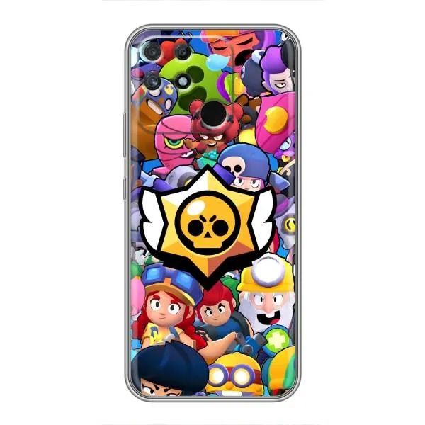 Чехол с принтом «Лого Brawl Stars» для Realme NARZO 50A