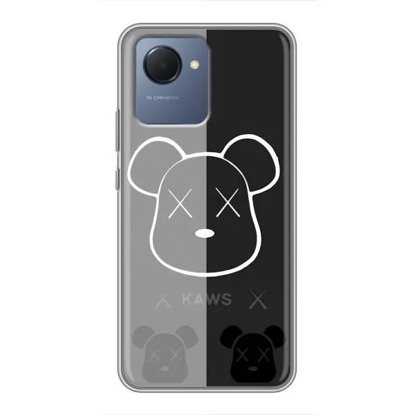 Чехол с принтом «БеарБрик глаза» для Realme NARZO 50i Prime