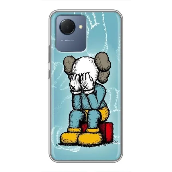 Чехол с принтом «Плач Bearbrick» для Realme NARZO 50i Prime