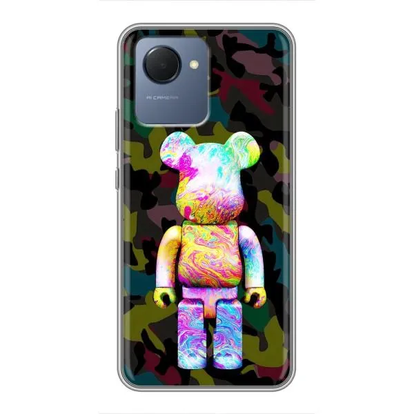 Чехол с принтом «Яркий Bearbrick» для Realme NARZO 50i Prime