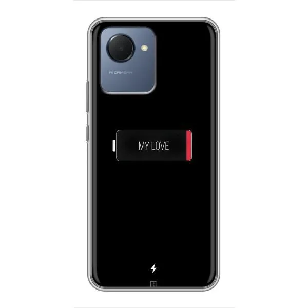 Чехол с принтом «Love battery» для Realme NARZO 50i Prime