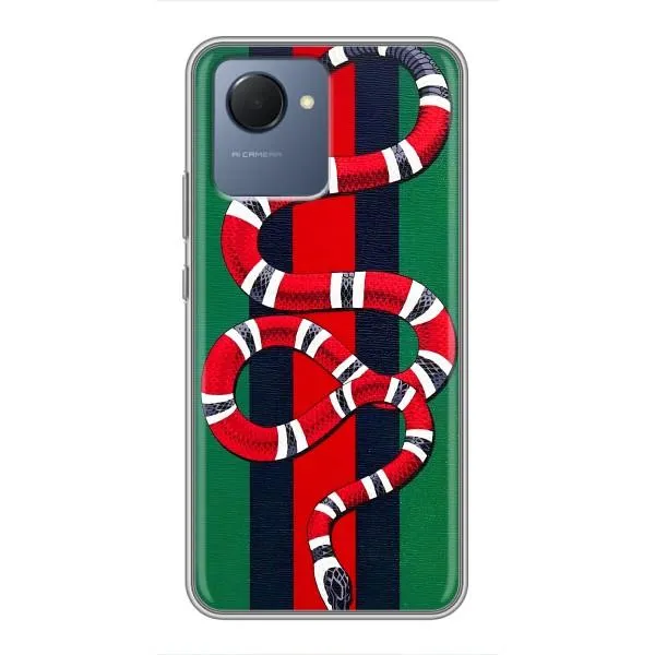 Чохол з принтом «Gucci змія» для Realme NARZO 50i Prime Чохол з принтом «Gucci змія» для Realme NARZO 50i Prime