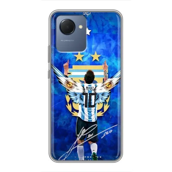 Чехол с принтом «Месси Аргентина» для Realme NARZO 50i Prime Чехол с принтом «Месси Аргентина» для Realme NARZO 50i Prime