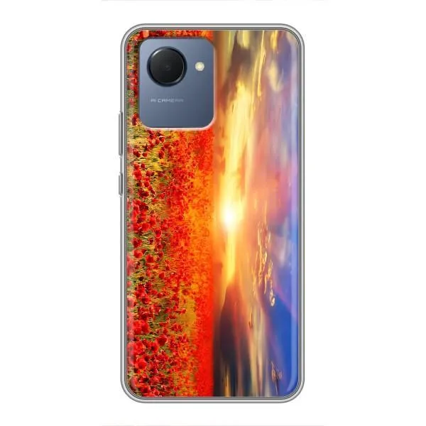 Чехол с принтом «Поле тюльпанов» для Realme NARZO 50i Prime