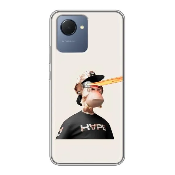Чехол с принтом «обезьяна NFT в очках» для Realme NARZO 50i Prime