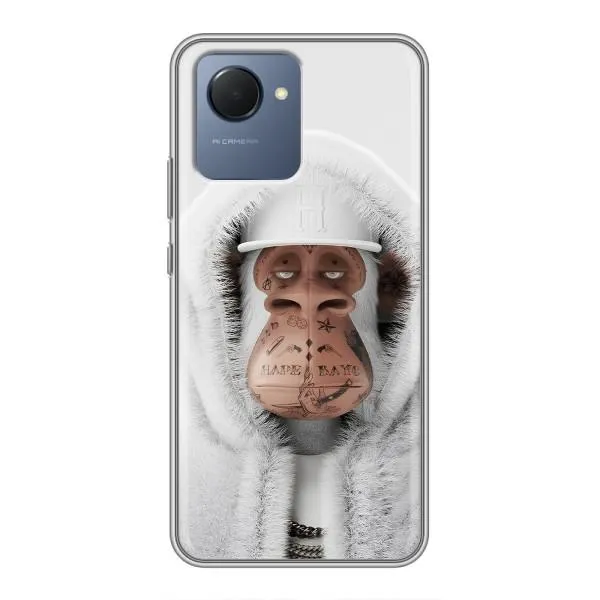 Чехол с принтом «обезьяна NFT в тату» для Realme NARZO 50i Prime
