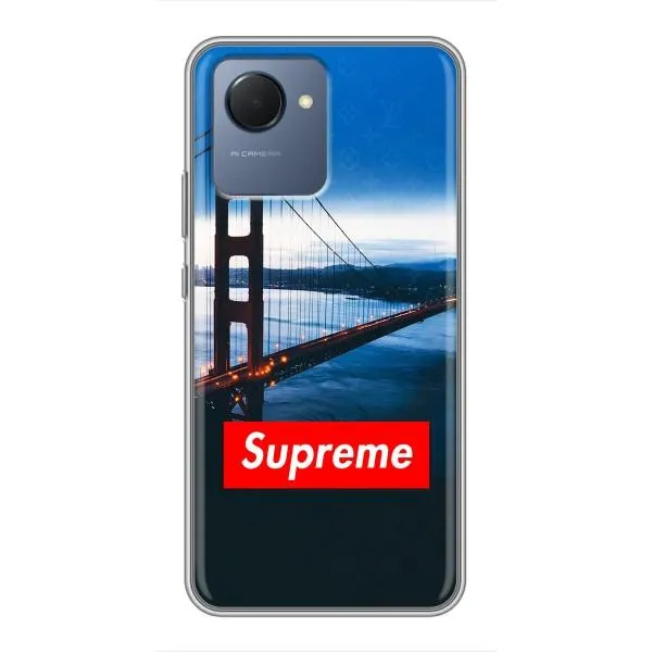 Чехол с принтом «Стиль Supreme» для Realme NARZO 50i Prime