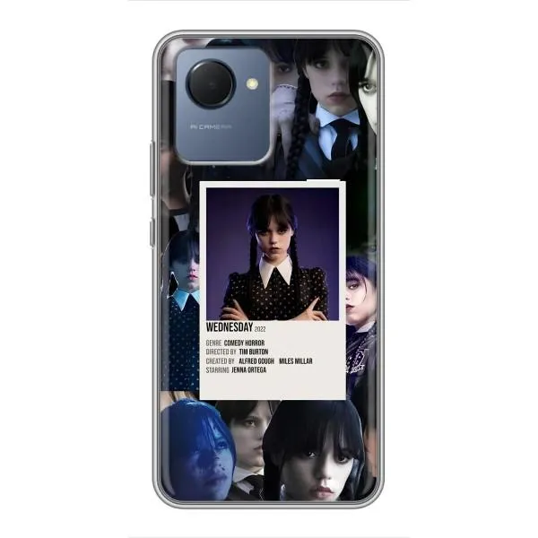 Чехол с принтом «коллаж Уэнздей» для Realme NARZO 50i Prime
