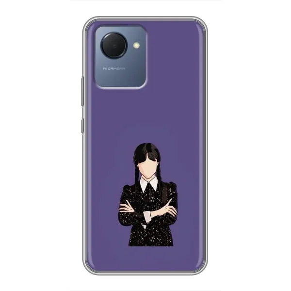 Чехол с принтом «Уэнздей в черном» для Realme NARZO 50i Prime
