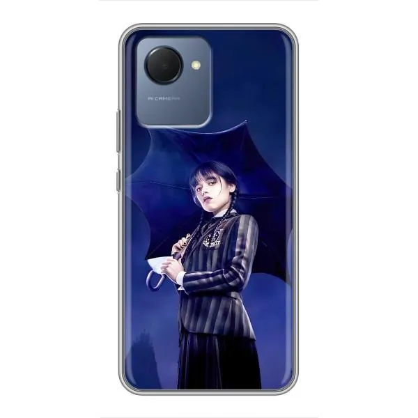 Чехол с принтом «Уэнздей с зонтом» для Realme NARZO 50i Prime