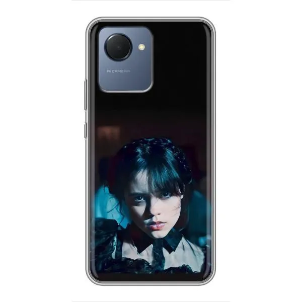 Чехол с принтом «взгляд Уэнздей» для Realme NARZO 50i Prime