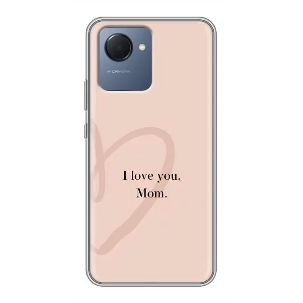 Чехол с принтом «Сердце маме» для Realme NARZO 50i Prime