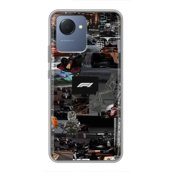 Чохол з принтом «Гоночний колаж Ф1» для Realme NARZO 50i Prime Чохол з принтом «Гоночний колаж Ф1» для Realme NARZO 50i Prime