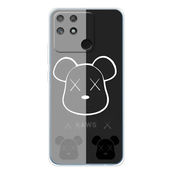 Чехол с принтом «БеарБрик глаза» для Realme NARZO 80 Lite 4G