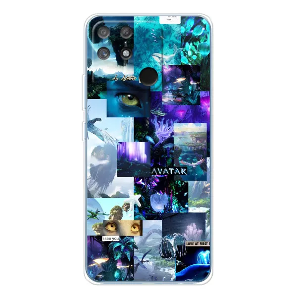 Чехол с принтом «коллаж Аватар» для Realme NARZO 80 Lite 4G