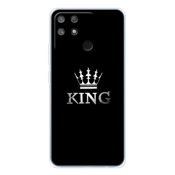 Чехол с принтом «KING» для Realme NARZO 80 Lite 4G