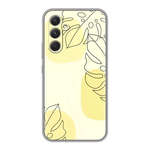 Чехол с принтом «Желтая монстера арт» для Realme Narzo 80 Lite 5G