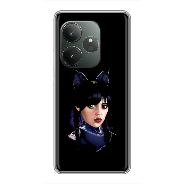Чехол с принтом «серьезная Уэнздей» для RealMe Neo7