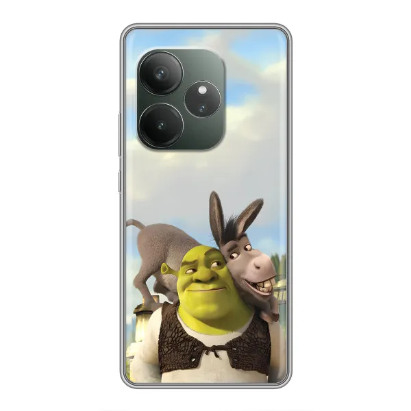 Чехол с принтом «Шрек и Осел» для RealMe Neo7