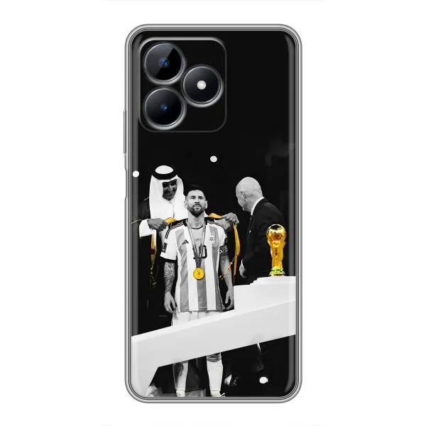 Чехол с принтом «Месси в накидке» для Realme Note 50