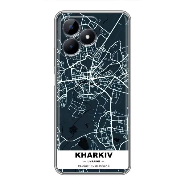 Чехол с принтом «Харьков» для Realme Note 50