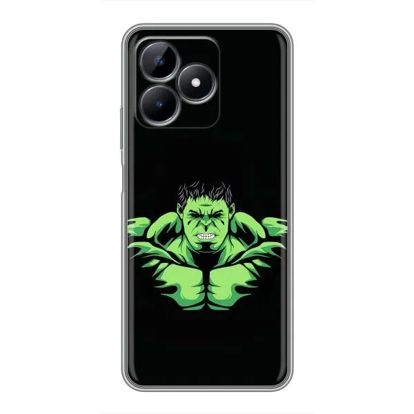 Чехол с принтом «Зелёный Халк» для Realme Note 50