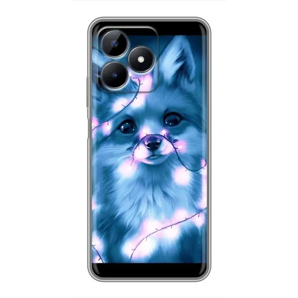Чехол с принтом «Яркая лисичка» для Realme Note 50