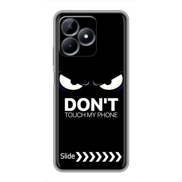 Чехол с принтом «Не трогай телефон» для Realme Note 50
