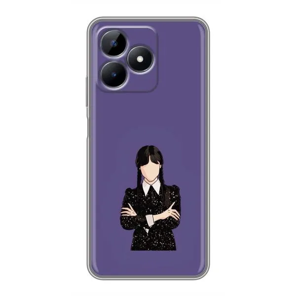 Чехол с принтом «Уэнздей в черном» для Realme Note 50