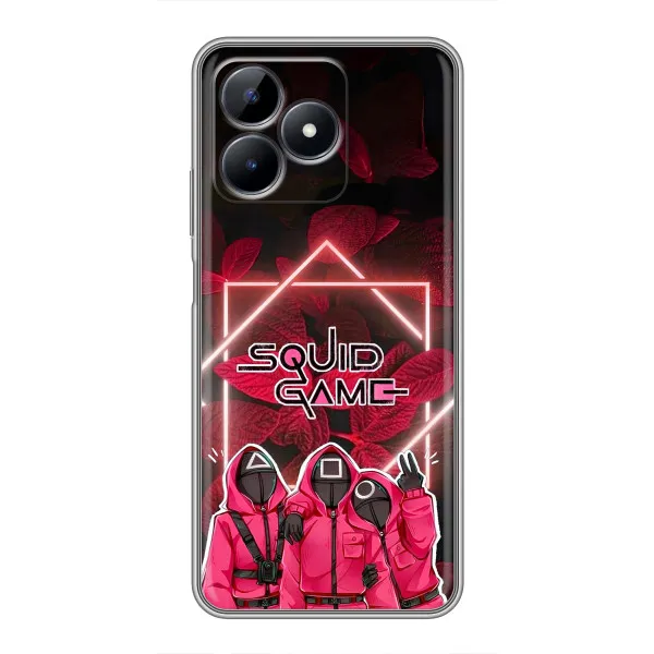 Чехол с принтом «Охранники Игра кальмара» для Realme Note 50 Чехол с принтом «Охранники Игра кальмара» для Realme Note 50