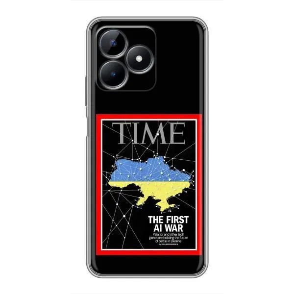 Чехол с принтом «TIME Ukraine» для Realme Note 50 Чехол с принтом «TIME Ukraine» для Realme Note 50