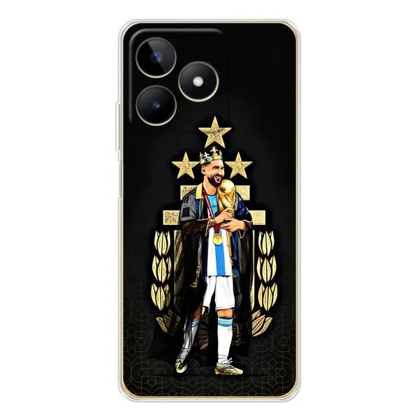 Чохол з принтом «Мессі Король» для Realme Note 60 Чохол з принтом «Мессі Король» для Realme Note 60