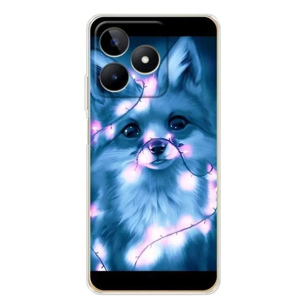 Чохол з принтом «Яскрава лисичка» для Realme Note 60