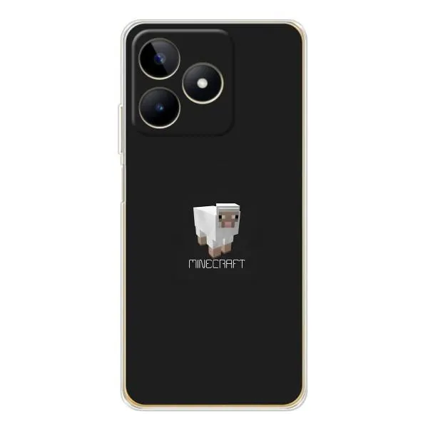 Чохол з принтом «Овечка Майнкрафт» для Realme Note 60 Чохол з принтом «Овечка Майнкрафт» для Realme Note 60