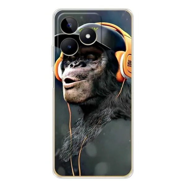 Чохол з принтом «В навушниках» для Realme Note 60 Чохол з принтом «В навушниках» для Realme Note 60