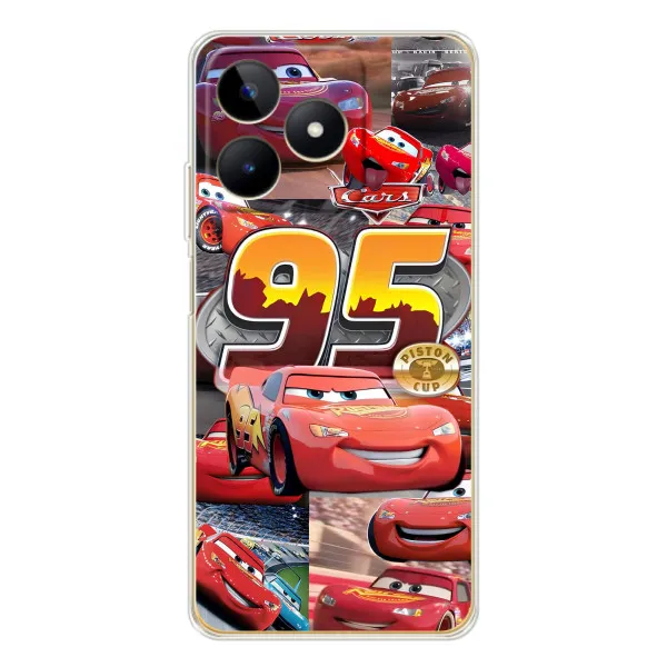 Чехол с принтом «Коллаж Молния Маквин» для Realme Note 60
