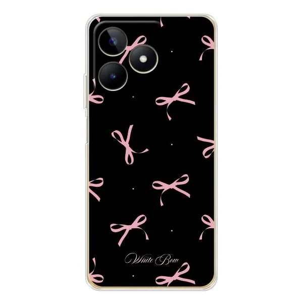 Чохол з принтом «Банти на чорному» для Realme Note 60 Чохол з принтом «Банти на чорному» для Realme Note 60