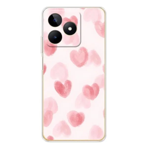 Чохол з принтом «Рожеві сердечки» для Realme Note 60 Чохол з принтом «Рожеві сердечки» для Realme Note 60