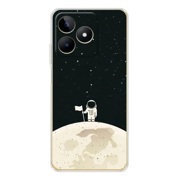 Чохол з принтом «На місяці» для Realme Note 60 Чохол з принтом «На місяці» для Realme Note 60