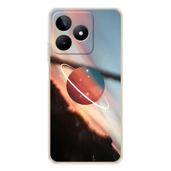 Чохол з принтом «Сатурн» для Realme Note 60 Чохол з принтом «Сатурн» для Realme Note 60
